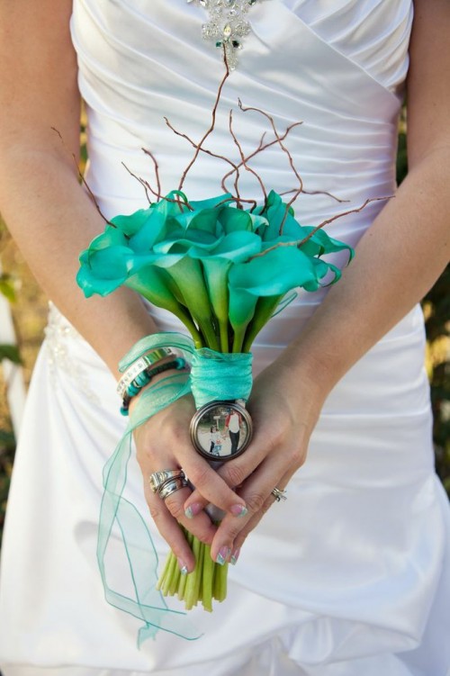 bouquet and daddy